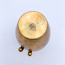 Load image into Gallery viewer, Small Solid Brass Vase - Rope Detail