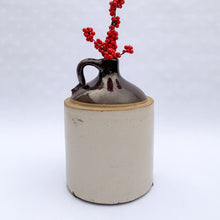 Load image into Gallery viewer, Antique Stoneware Ceramic Whiskey Crock Large