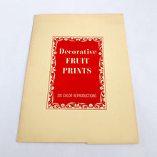 Load image into Gallery viewer, 1950 Vintage Fruits Print Penn Print New York City - Set of 6