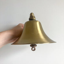 Load image into Gallery viewer, Large Solid Brass Ship Bell - Wall Mount