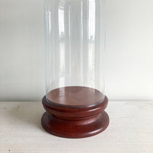 Load image into Gallery viewer, Glass Cloche with Wooden Base