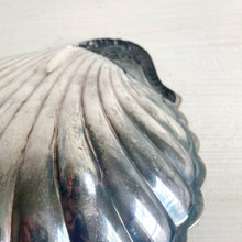 Load image into Gallery viewer, Silver Plated Shell Trinket Dish