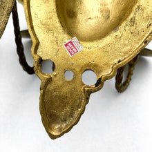 Load image into Gallery viewer, Victorian Brass Wall Sconces / Candle Holders - Pair
