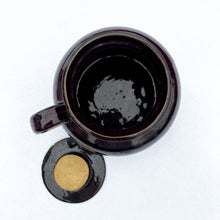 Load image into Gallery viewer, Vintage Bean Crock Stoneware With Lid - USA Stamp