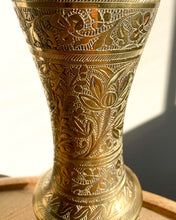 Load image into Gallery viewer, Etched Brass Vase
