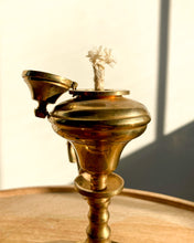 Load image into Gallery viewer, Mid-Century Brass Oil Lamp