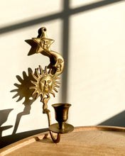 Load image into Gallery viewer, Brass Celestial Wall Sconces - Set of 2
