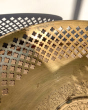 Load image into Gallery viewer, Brass Footed Centerpiece Bowl