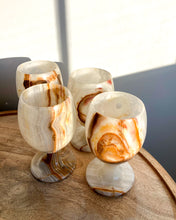 Load image into Gallery viewer, Onyx Marble Stone Goblets