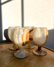 Load image into Gallery viewer, Onyx Marble Stone Goblets