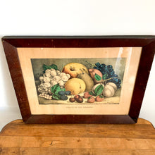 Load image into Gallery viewer, Currier & Ives Fruits of the Season Primitive Print