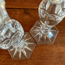 Load image into Gallery viewer, Glass Crystal Candlestick - Set of 2