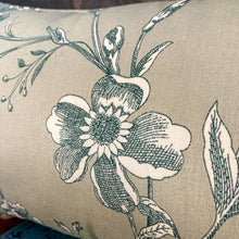 Load image into Gallery viewer, Etched Floral Accent Pillow with Insert