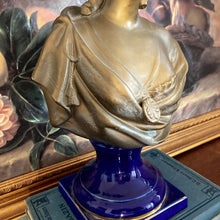 Load image into Gallery viewer, Porcelain Limoges-Style Marie Antoinette Bust