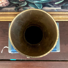 Load image into Gallery viewer, Small Solid Brass Vase - Rope Detail