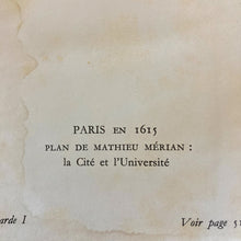 Load image into Gallery viewer, 1965 Guide Historique Des Rues De Paris Vintage Book