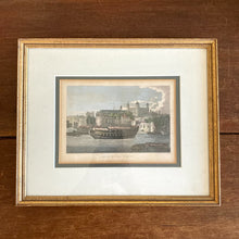 Load image into Gallery viewer, Vintage London Print in Gilded Frame