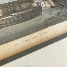 Load image into Gallery viewer, Vintage London Print in Gilded Frame