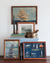 Load image into Gallery viewer, Framed Whimsical Ship Print

