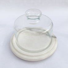 Load image into Gallery viewer, Marble and Glass Dome - Cheese / Dessert
