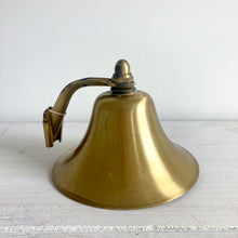 Load image into Gallery viewer, Large Solid Brass Ship Bell - Wall Mount
