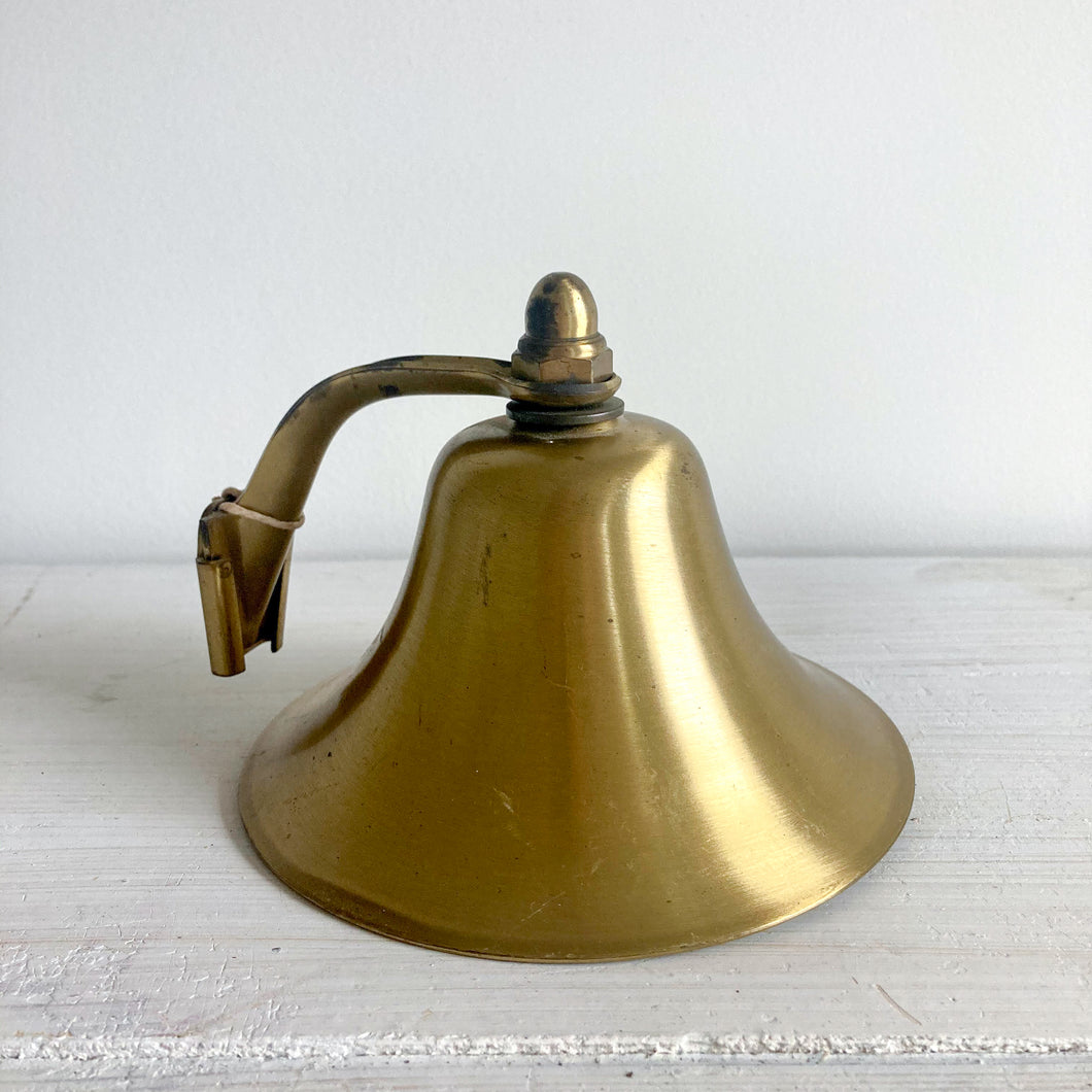 Large Solid Brass Ship Bell - Wall Mount