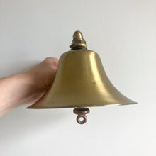 Load image into Gallery viewer, Large Solid Brass Ship Bell - Wall Mount
