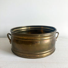 Load image into Gallery viewer, 7&quot; Solid Brass Vessel with Handles
