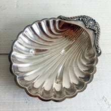 Load image into Gallery viewer, Silver Plated Shell Trinket Dish

