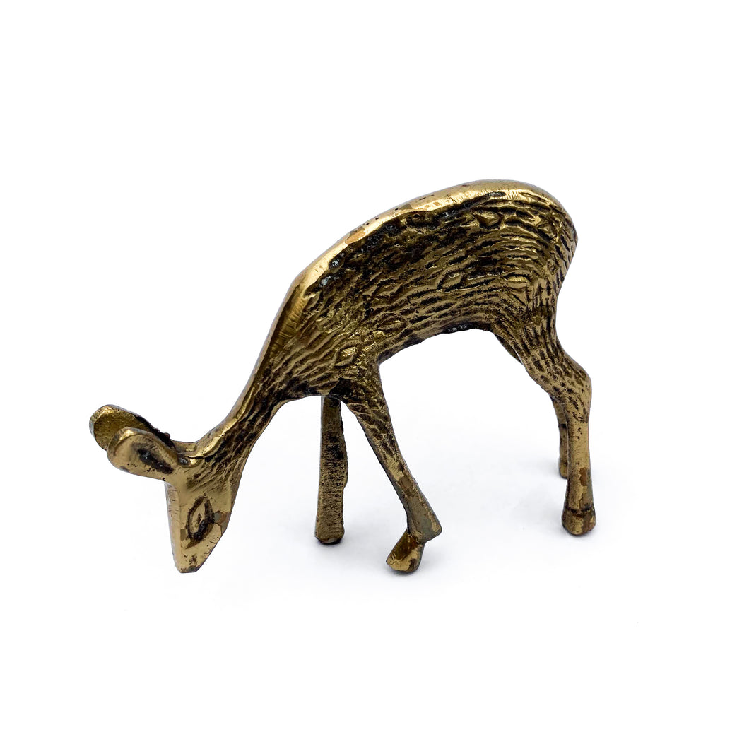 Brass Deer / Fawn Figurine