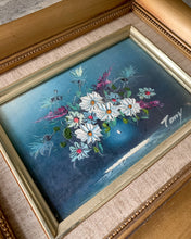 Load image into Gallery viewer, Framed Original Floral Painting in Gold Frame
