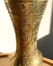 Load image into Gallery viewer, Etched Brass Vase
