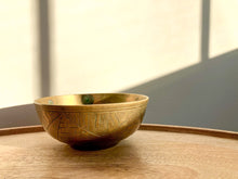 Load image into Gallery viewer, Etched Egyptian Small Brass Bowl
