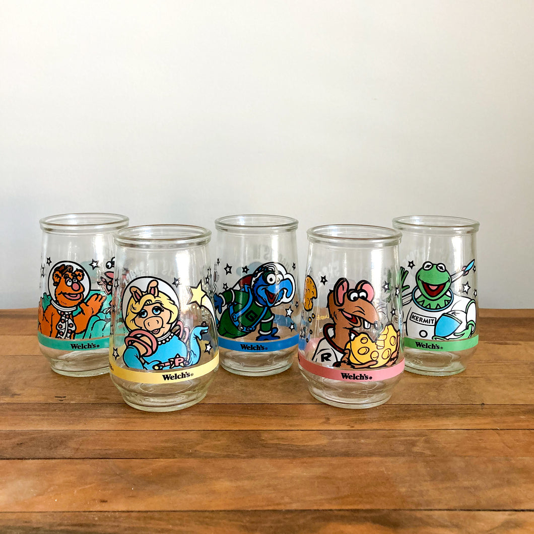 Muppets in Space Welch's Juice Glass - Set of 5