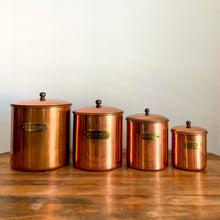 Load image into Gallery viewer, Copper Canister Set of 4
