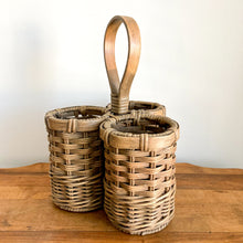 Load image into Gallery viewer, Rattan Wine Caddy
