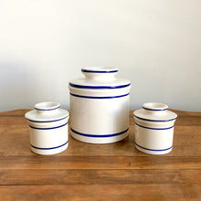 Load image into Gallery viewer, Stoneware Butter Keeper with Two Minis Keepers
