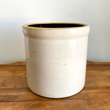 Load image into Gallery viewer, Stoneware Gallon Crock with Pair of Vintage Rolling Pins
