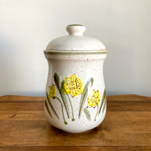 Load image into Gallery viewer, Millefleur Floral Stoneware Jar with Lid
