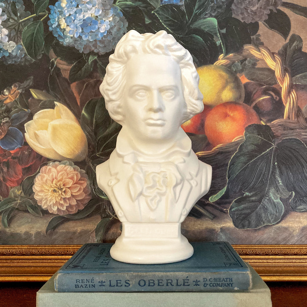 Chalkware Beethoven Bust