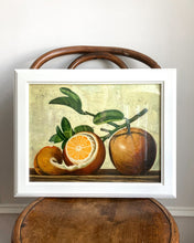 Load image into Gallery viewer, Framed Orange Peel Painting - Original Art
